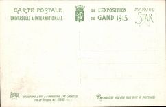 Exposition Universelle de Gand-Ghent-Belgique-Belgium-1913- La Halle des Machines-CPA