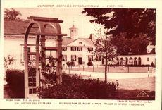 Paris-France-Exposition Coloniale Internationale-1931- Section Des Etas-Unis-Reproduction de Mount Vernon-CPA
