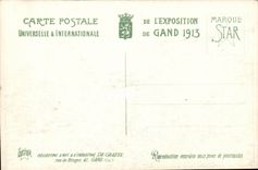 Exposition Universelle de Gand-Ghent-Belgique-Belgium-1913- La Cour d'Honneur- CPA
