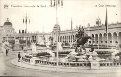 Exposition Universelle de Gand-Ghent-Belgique-Belgium-1913- La Cour d'Honneur-CPA