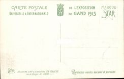 Exposition Universelle de Gand-Ghent-Belgique-Belgium-1913- La Cour d'Honneur-CPA