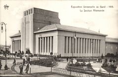 Exposition Universelle de Gand -Ghent-Belgique-Belgium-1913- La Section Allemende-CPA