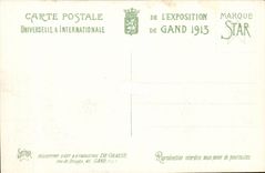 Exposition Universelle de Gand -Ghent-Belgique-Belgium-1913- Le Restaurant Allemand-CPA