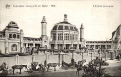 Exposition Universelle de Gand -Ghent-Belgique-Belgium-1913- L'Entree principale-CPA