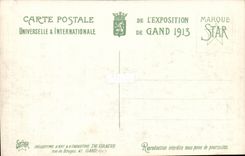 Exposition Universelle de Gand -Ghent-Belgique-Belgium-1913- L'Entree principale-CPA