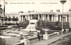 Exposition Universelle de Gand -Ghent-Belgique-Belgium-1913- La Fontaine Monumentale-CPA