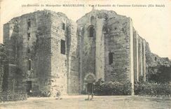 CPA Environs de Montpellier Maguelone Vue d'Ensemble de l'ancienne Cathedrale 