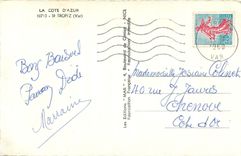 CPM Souvenir de St Tropez 