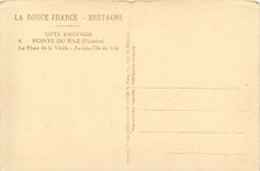 CPA Pointe du Raz Finistere Le Phare de la Vieille 