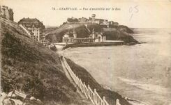 CPA Granville Vue d'ensemble sur le Roc 