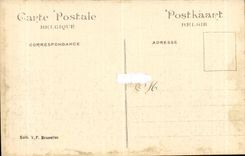 Fair UniversalBrussels-Brussels-Belgium-Belgium-1910 gesehen vom Garten von Brussel-CPA