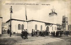 Exposition Universelle Bruxelles-Brussels-Belgique-Belgium- 1910- Pavillion Algerien -CPA