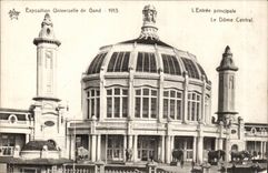 Fair Universalitat der eingefuhrten Ghent-Ghent-Belgium-Belgium-1913-The Haube-Energie Hauptstation-CPA