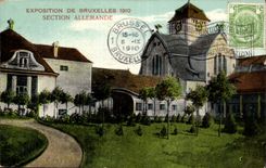 Fair UniversalBrussels-Brussels-Belgium-Belgium-1910 deutscher Abschnitt CPA