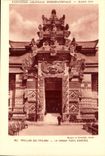 International-1931 Paris-Frankreich Fair KolonialPavillion von den Niederlanden es grosser Gatter D Zutritt-CPA