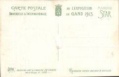 Fair Universalitat von Gent-Gent-Belgien-Belgien - 1913 es Pavillion der Stadt von Paris-CPA