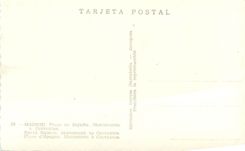 CPM Madrid Place d'Spagne Monument a Cervantes