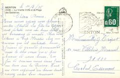 CPM Menton La Vieille Ville et la Plage des Sablettes