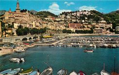 CPM Menton Le nouveau port de plaissance 