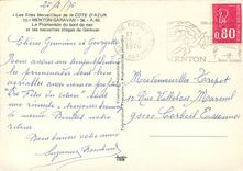 CPM Menton Garavan AM La Promenade du bord de mer et les nouvelles plages de Garavan