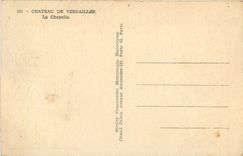 CPM Chateau de Versailles La Chapelle 