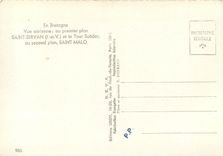 CPM Vue aerienne au premier plan Saint Servan et la Tour Solidor au second plan Saint Malo