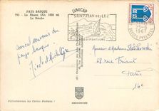 CPM La Rhune La Breche Funiculaire Train