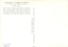 CPM Paris Les Hotels du Marais Hotel Sully 