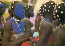 CPM Afrique en Couleurs Jeunes Danseuses 