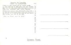 CPM Souvenirs de Lamartine Julia de Lamartine 