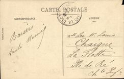 Nos Marins-Fantaisie-Humour-Bateau- Attention dessous- bicyclette- CPA Gervese