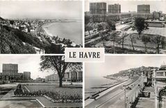 CPM Le Havre (Seine Inferieur) La plage Square de l'Hotel de Ville la Heve