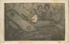 CARTE PHOTO Enfant Avion Aviation