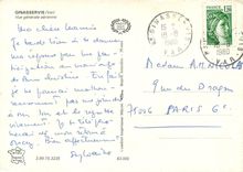 CPM Ginasservis (Var) Vue generale aerienne