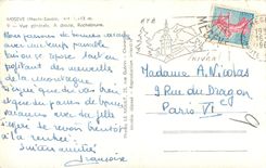 CPM Megeve (Haute Savoie) vue generale a droite Rochebrune