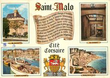 CPM Cote d'Emeraude Cite Corsaire Saint Malo