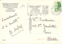 CPM Bretagne Cote d'Emeraude Saint Malo Saint Servan La cite d'Alet et la Tour Solidor