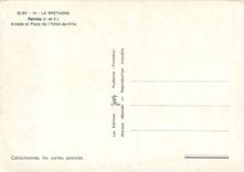 CPM La Braeagne Rennes (I et V) Arcade et place de l'Hotel de ville