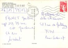 CPM Lorient (Morbihan) Grand port de l'Atlantique Place Alsace Lorraine le port de guerre