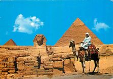 CPM Giza Le Sphinx avec les Pyramides de Chephren et Mykerines