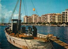 CPM La Cote d'Azur Varoise Hyeres les Palmiers Port Saint Pierre Bateau