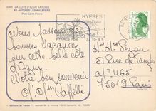 CPM La Cote d'Azur Varoise Hyeres les Palmiers Port Saint Pierre Bateau