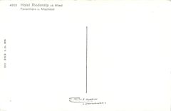 CPM Hotel Riederalp ob Morel Fletshhorn u Mischabel