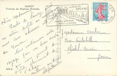 CPM Nancy Fontaine de Neptune illuminee