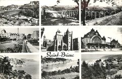 CPM Saint Brieuc Le Viaduc La Vallee et le Viaduc vue sur le Plateau