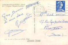 CPM Chaumont en Vexin (Oise) L'Eglise St Jena Baptiste