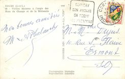 CPM Tours (I et L) Vieilles Maisons a l'angle des Rues du change et de la Rotisserie