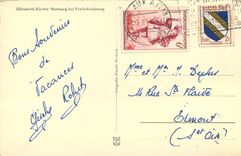 CPM Elisabeth Kirche Marburg Bei Fescbeleuchtung