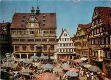 CPM Univesitalsstadt Tubingen Marktpkatz mit Rathaus