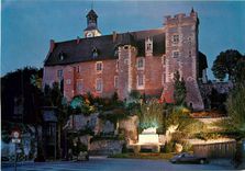 CPM Montlucon Le Chateau de nuit